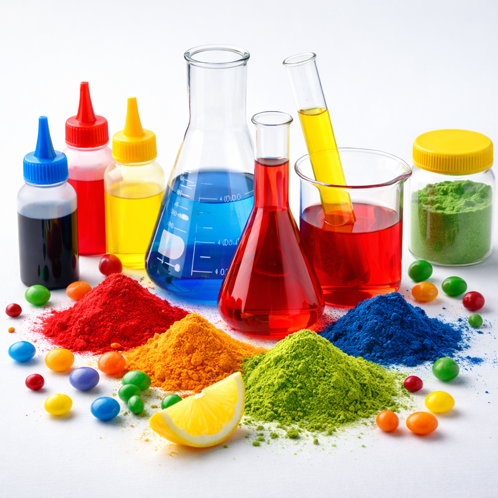 Illustration zum Thema künstliche Farbstoffe in der Schwangerschaft