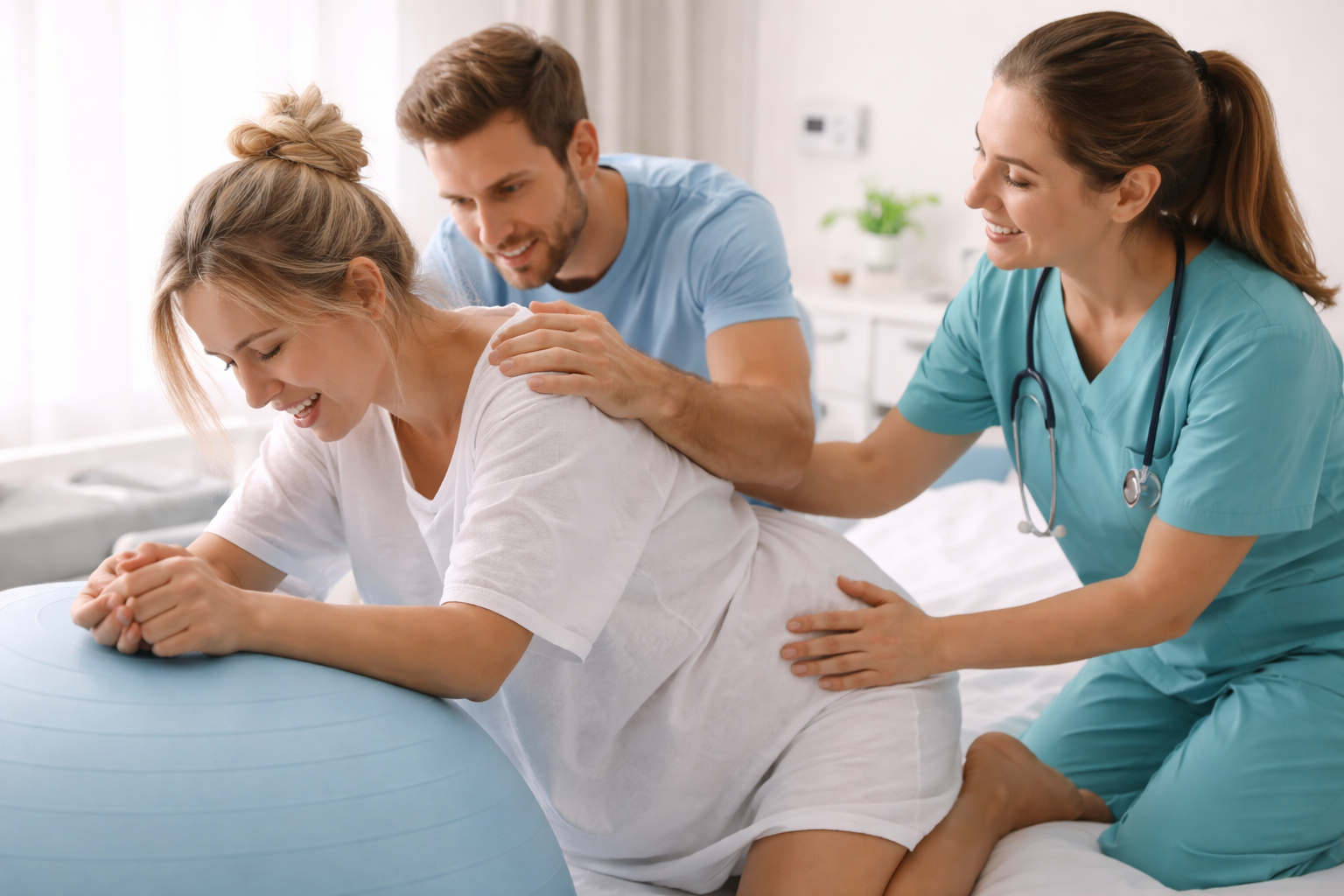 Illustration zum Thema Geburtspositionen