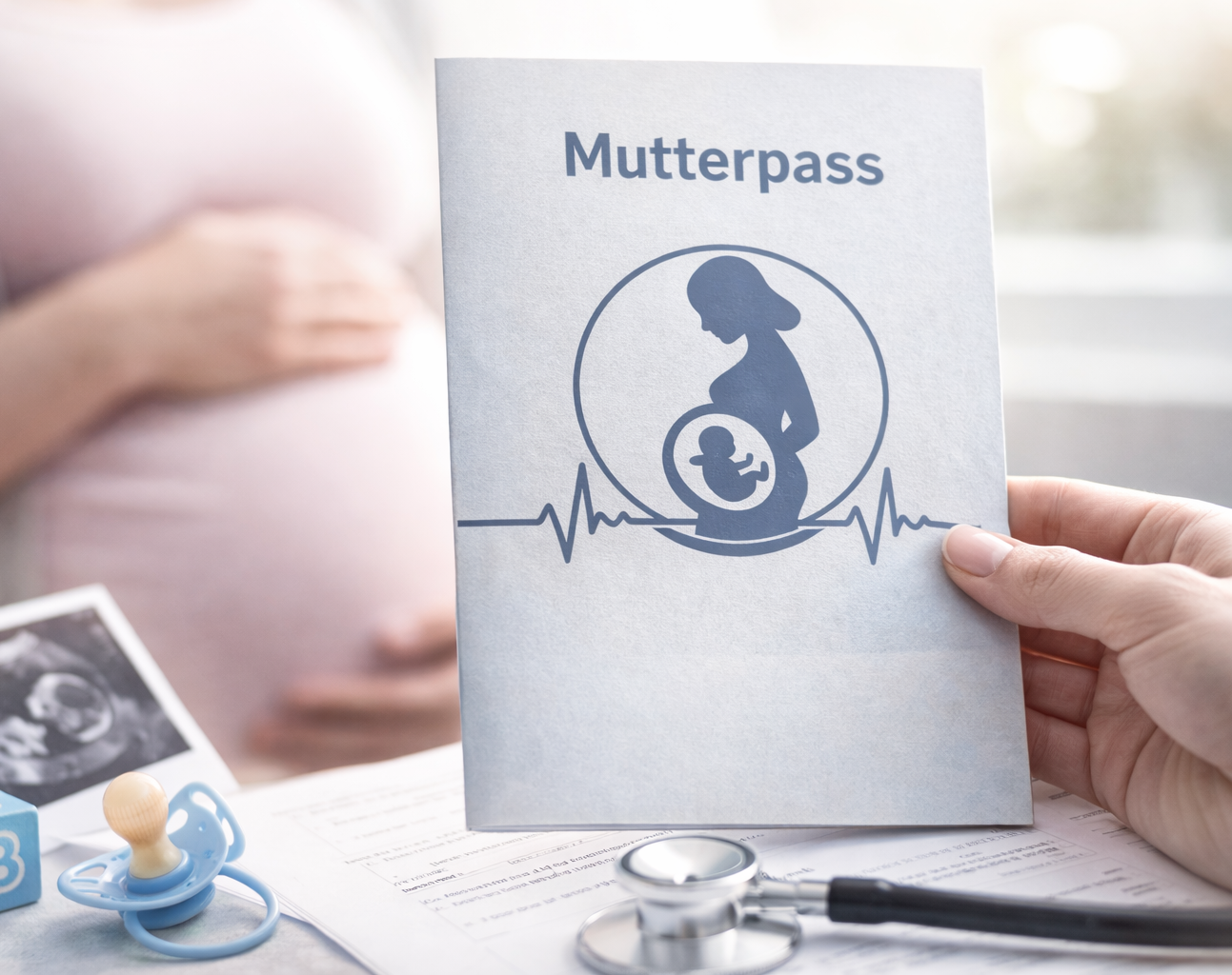 Illustration zum Thema Mutterpass