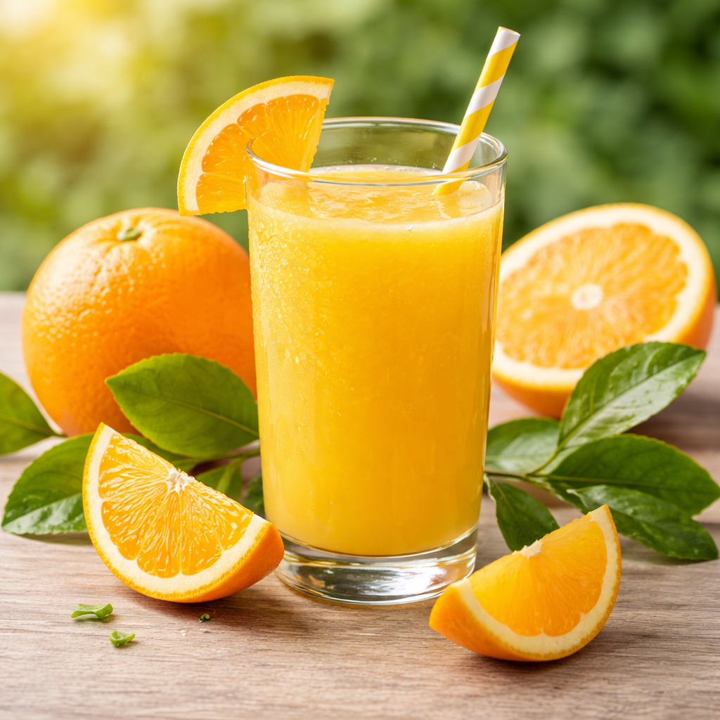 Illustration zum Thema Orangensaft in der Schwangerschaft